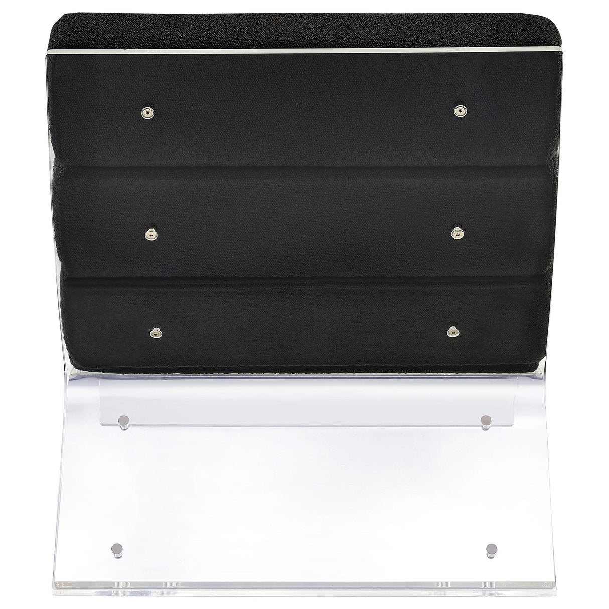 Coaster Furniture Serreta 903162 Boucle Upholstered Armless Acrylic Chair - Black IMAGE 7