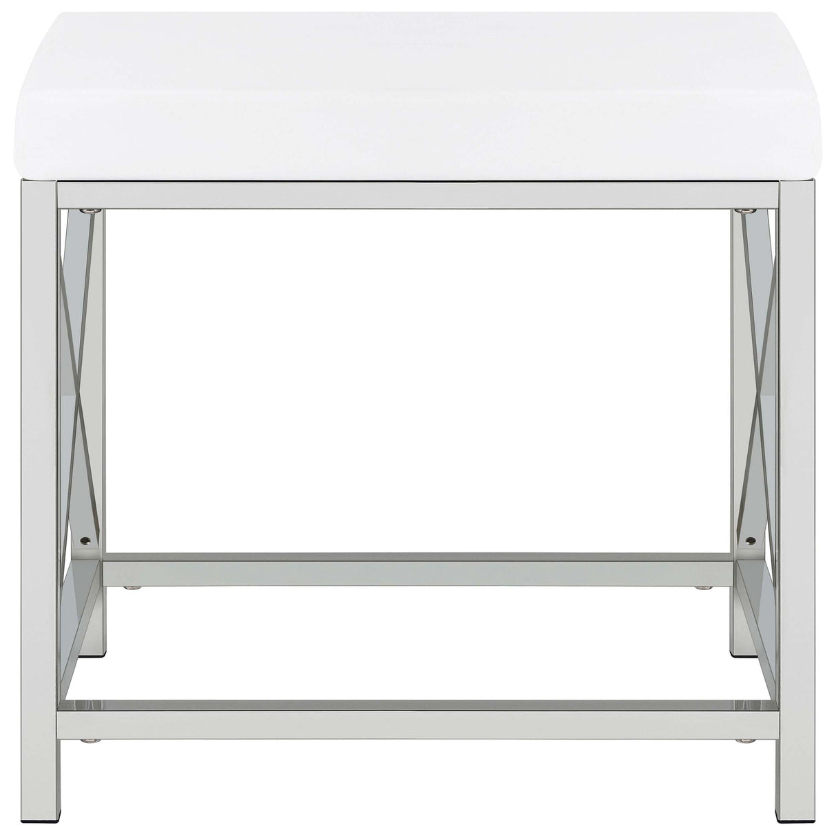 Coaster Furniture Eliza 936164 Vanity Set with Lighting & Stool - White and Chrome IMAGE 19