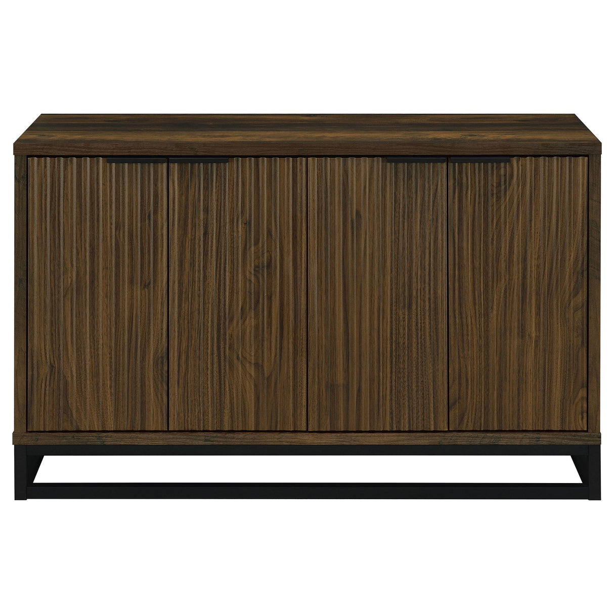 Coaster Furniture Ryatt 950393 4-door Engineered Wood Accent Cabinet - Dark Pine IMAGE 4