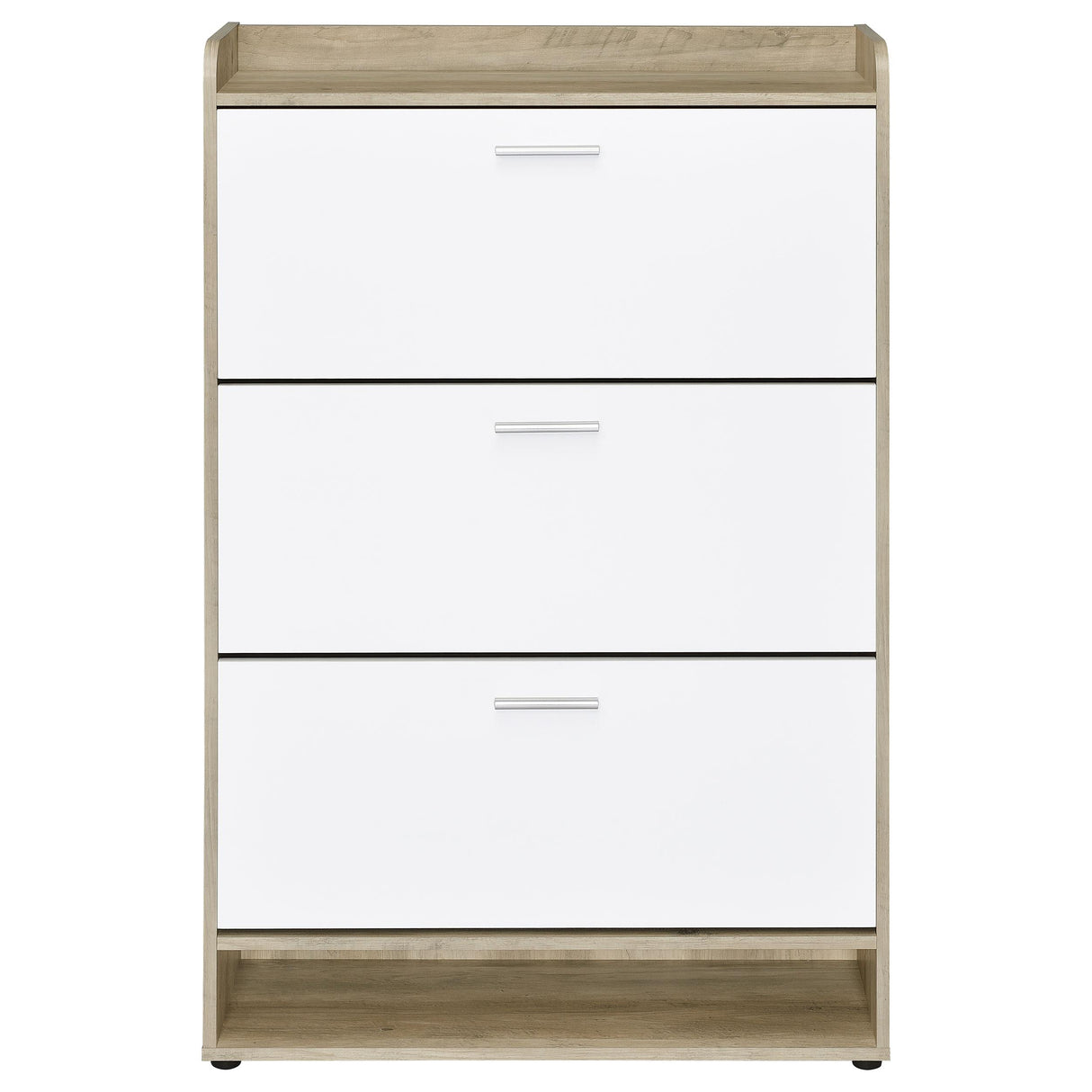 Coaster Furniture Denia 950403 3-tier Engineered Wood Shoe Cabinet - White IMAGE 5