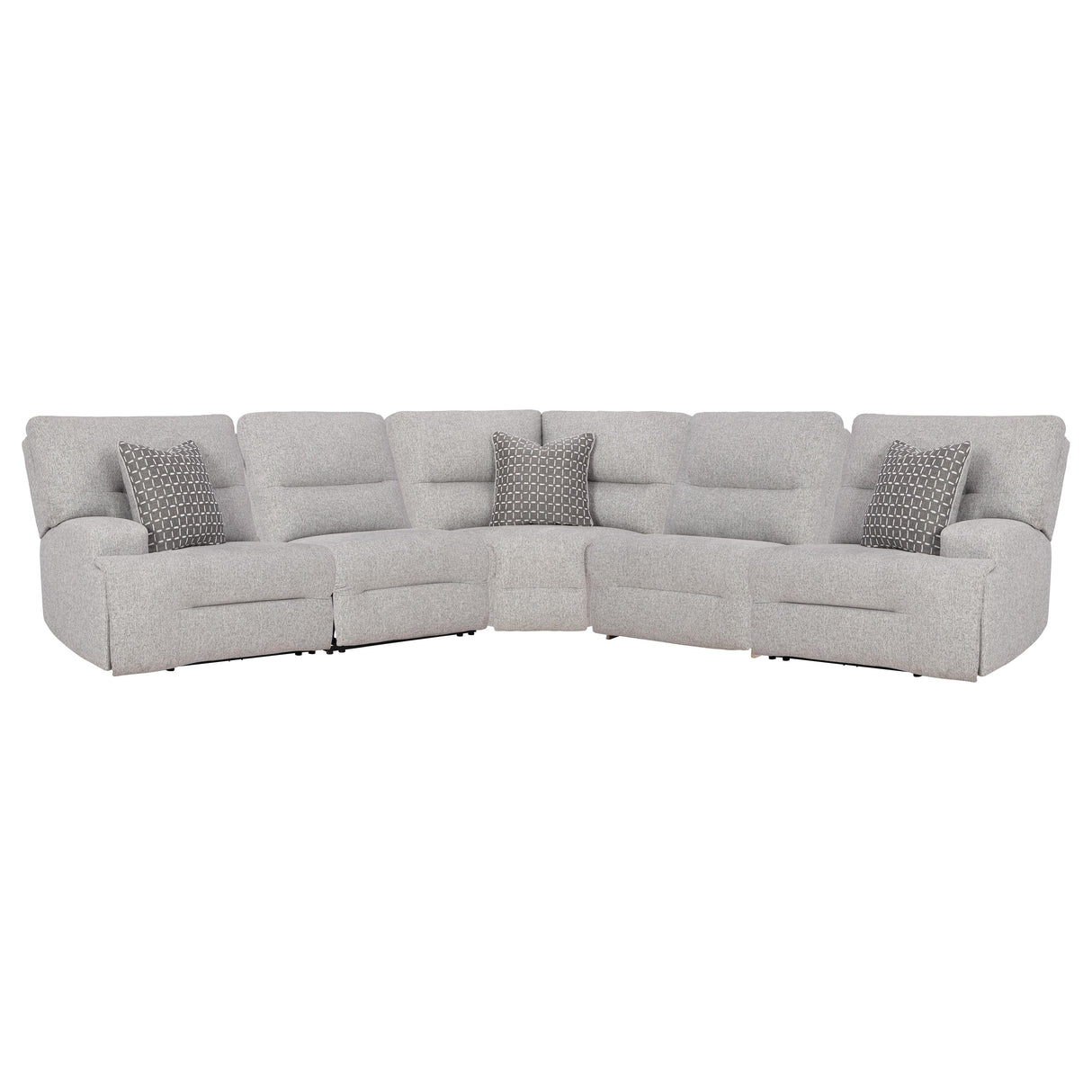 Signature Design by Ashley Acklen Place 93605S3 5 pc Power Reclining Sectional IMAGE 1