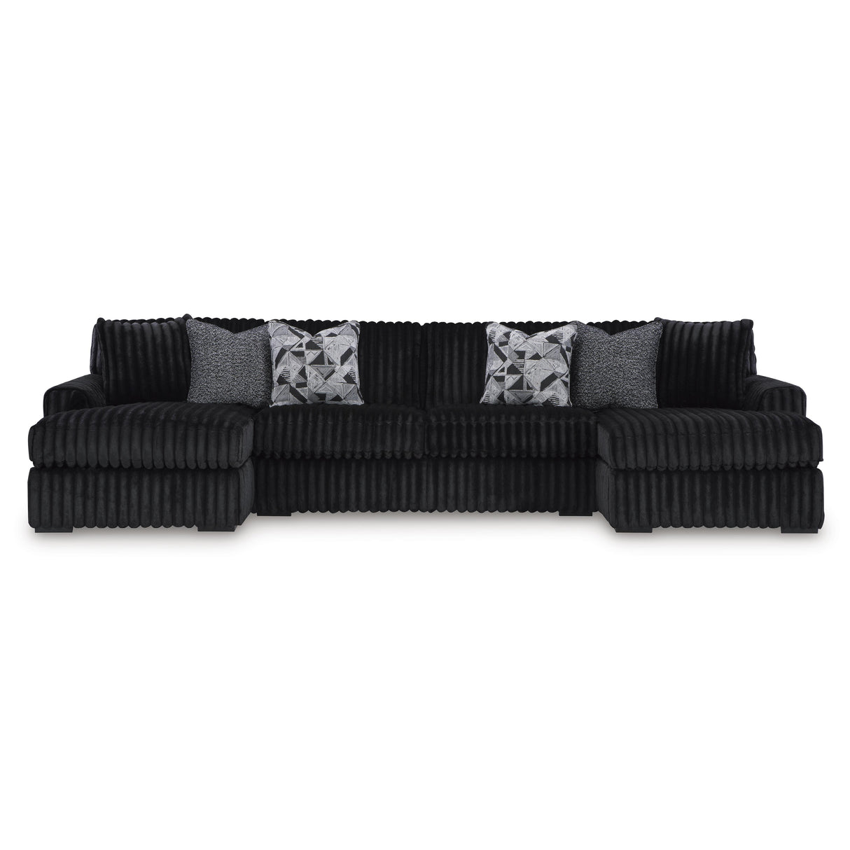 Signature Design by Ashley Midnight-Madness 98103S5 3 pc Sectional with Chaise IMAGE 1