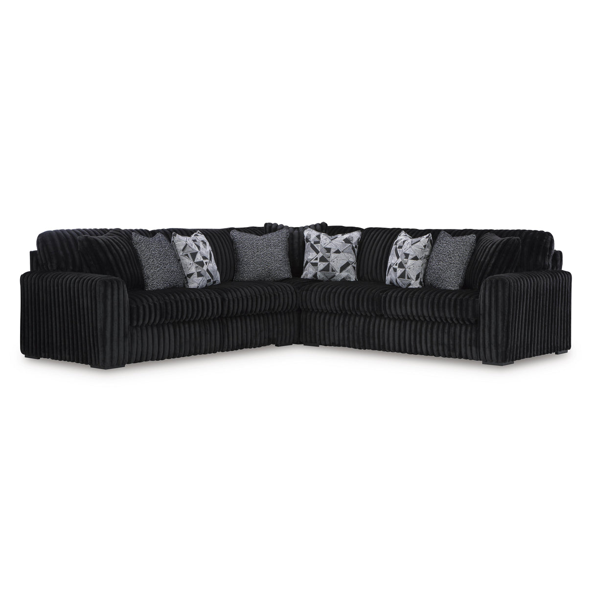 Signature Design by Ashley Midnight-Madness 98103S6 3 pc Sectional IMAGE 1