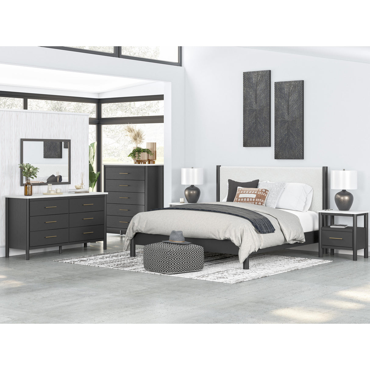 Signature Design by Ashley Cadmori B2616B1 Dresser and Mirror IMAGE 9