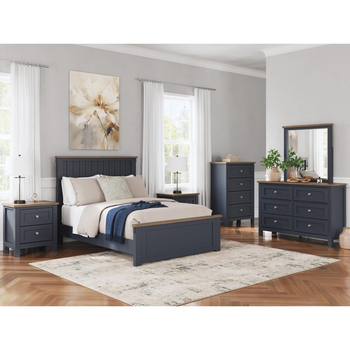 Signature Design by Ashley Landocken B414B1 Dresser and Mirror IMAGE 8