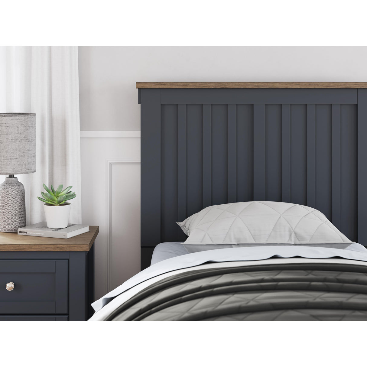 Signature Design by Ashley Landocken B414B2 Twin Panel Bed IMAGE 7