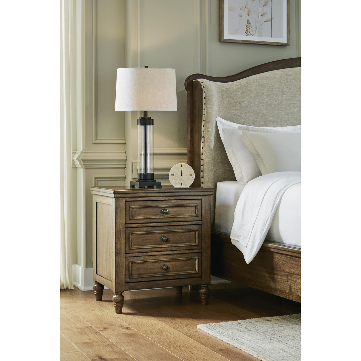Benchcraft Sturlayne B787-93 Three Drawer Night Stand IMAGE 6