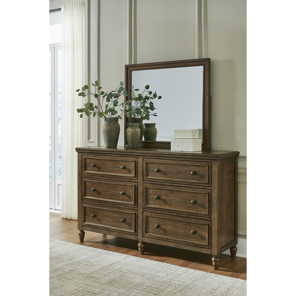 Benchcraft Sturlayne B787B1 Dresser and Mirror IMAGE 3