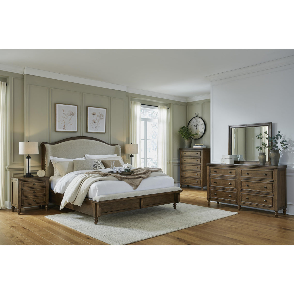Benchcraft Sturlayne B787B5 California King Upholstered Panel Bed IMAGE 11