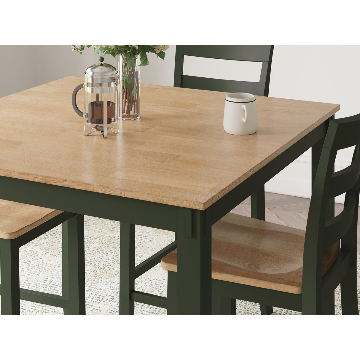 Signature Design by Ashley Gesthaven D401-223 Dining Room Counter Table Set IMAGE 5