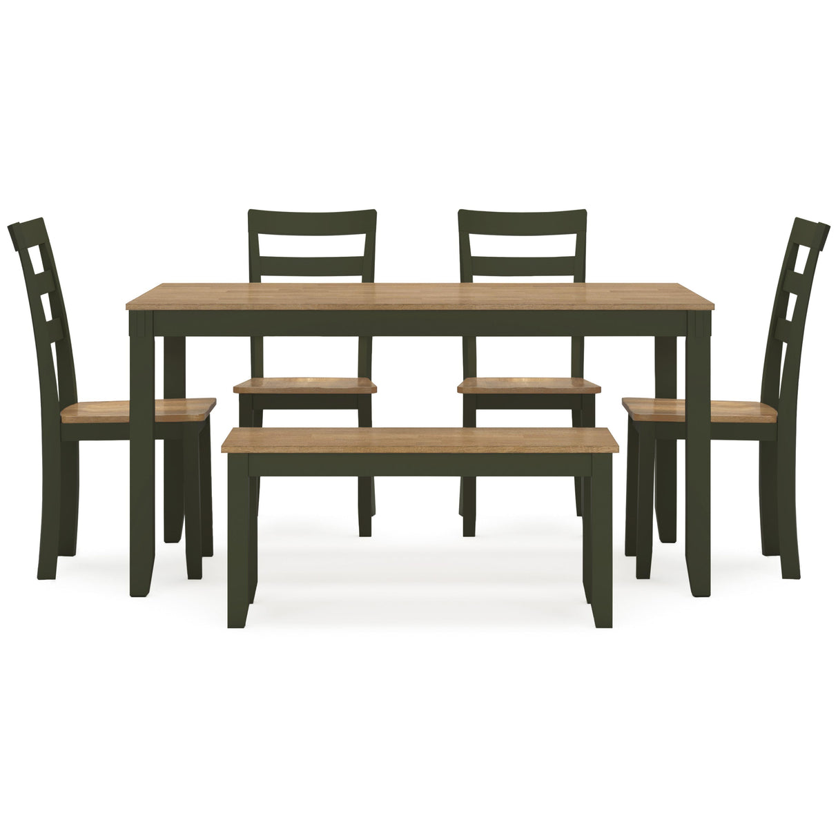 Signature Design by Ashley Gesthaven D401-325 Dining Room Table Set IMAGE 2