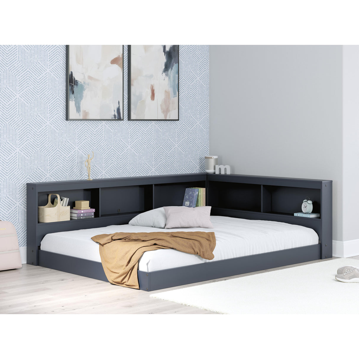 Signature Design by Ashley Simmenfort EB1528B4 Full Bookcase Storage Bed IMAGE 7