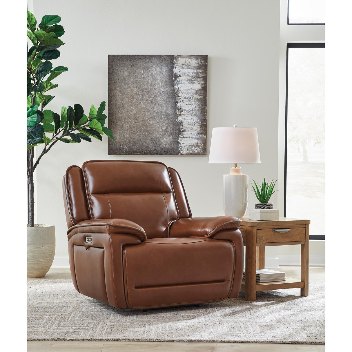 Signature Design by Ashley Healy Pier U1120413 Power Recliner with Adjustable Headrest IMAGE 5