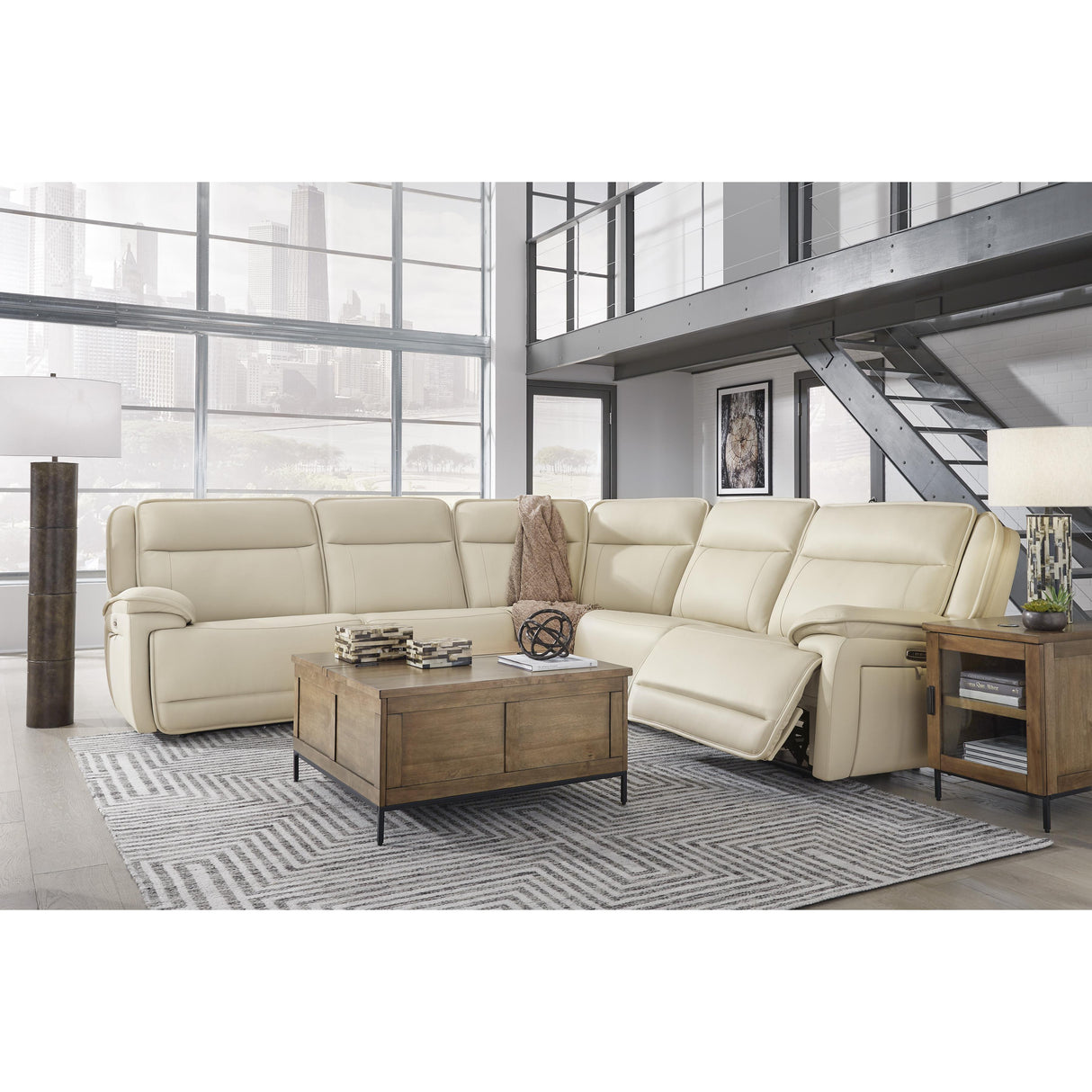Signature Design by Ashley Double Deal U13001S2 5 pc Power Reclining Sectional IMAGE 3