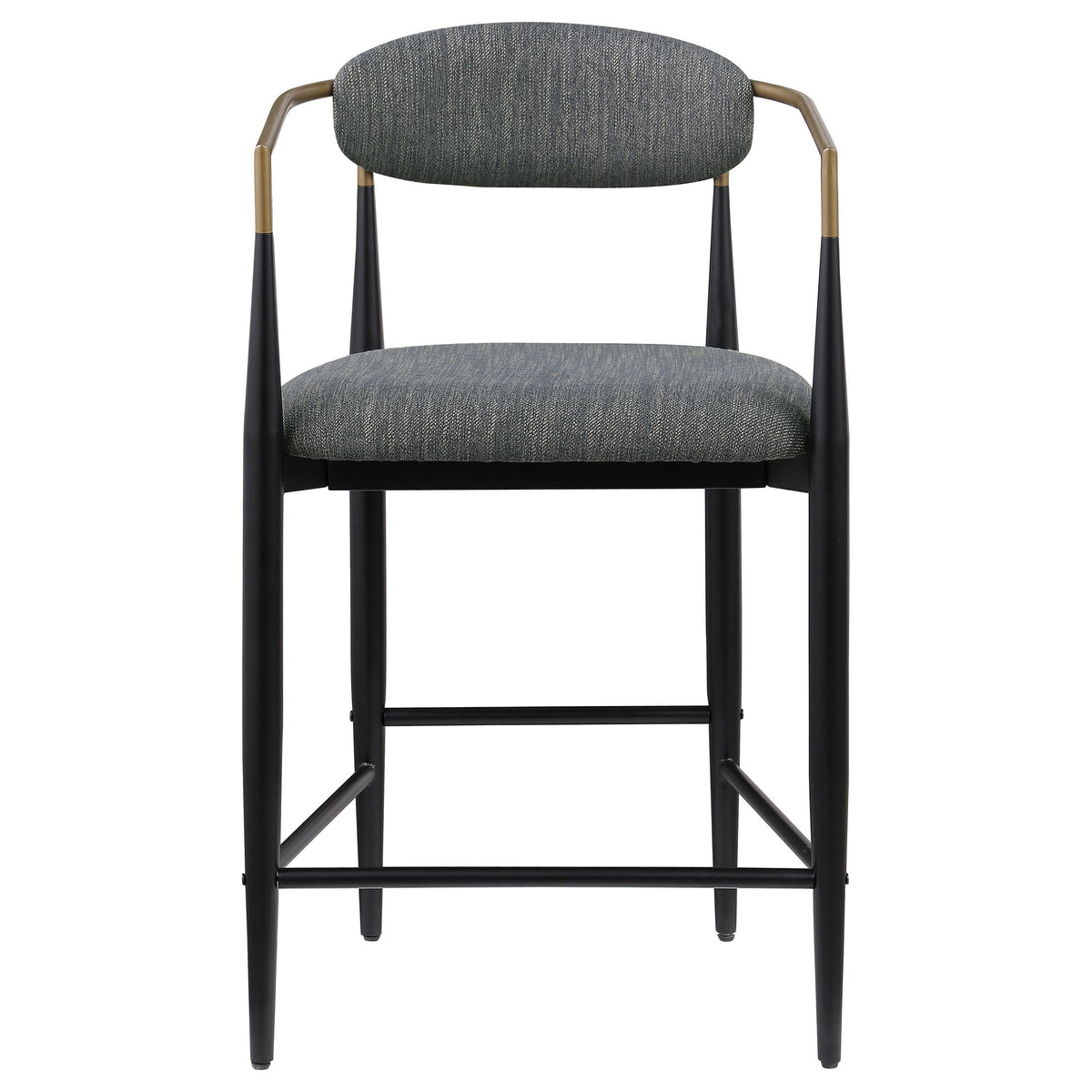 Coaster Furniture Tina 121186 Fabric Upholstered Counter Chair - Dark Grey IMAGE 3
