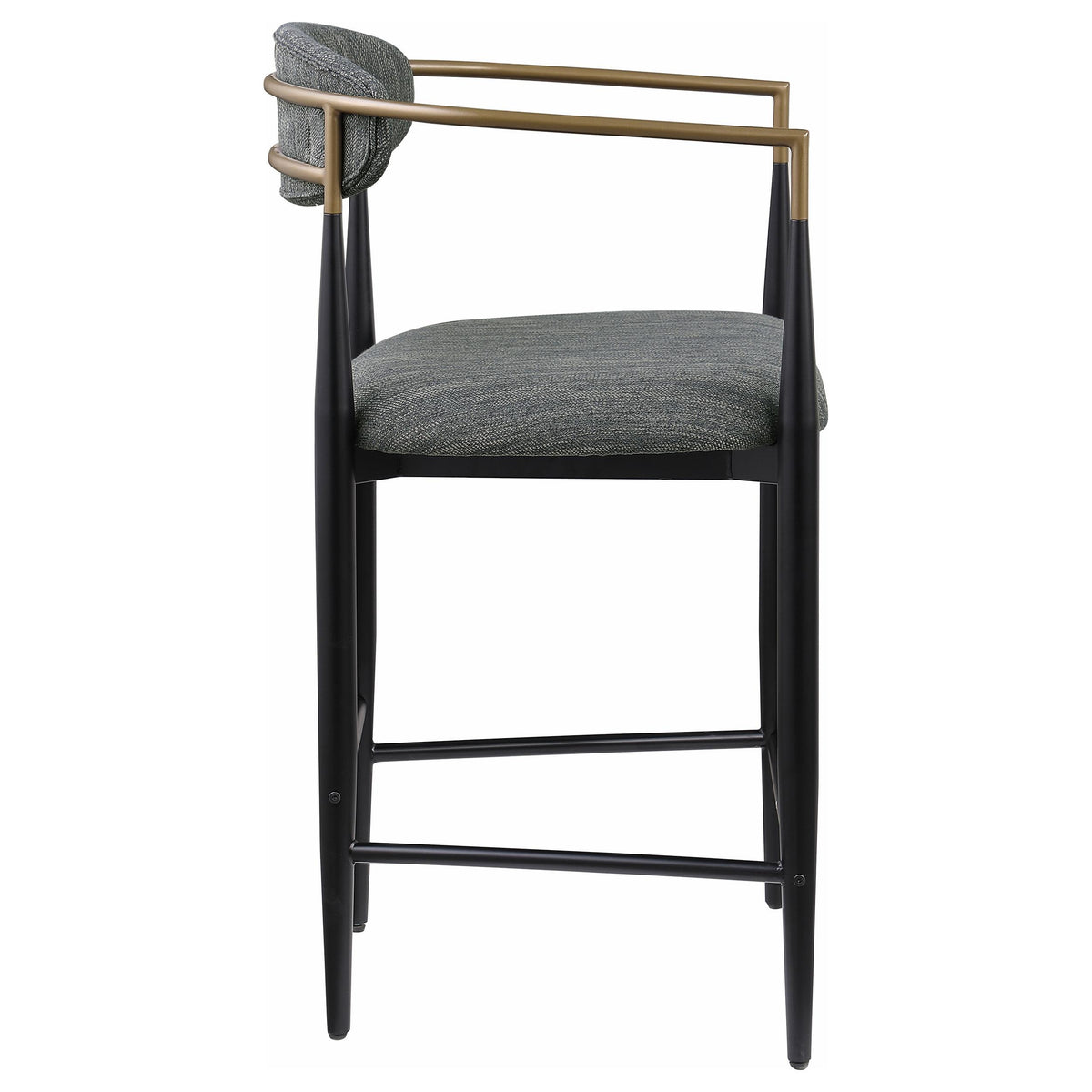Coaster Furniture Tina 121186 Fabric Upholstered Counter Chair - Dark Grey IMAGE 8