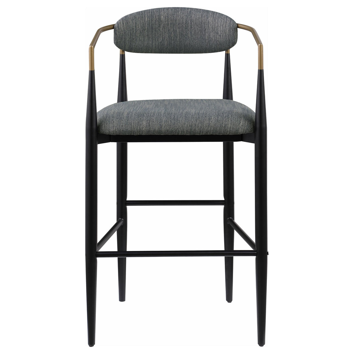 Coaster Furniture Tina 121189 Fabric Upholstered Bar Chair - Dark Grey IMAGE 3
