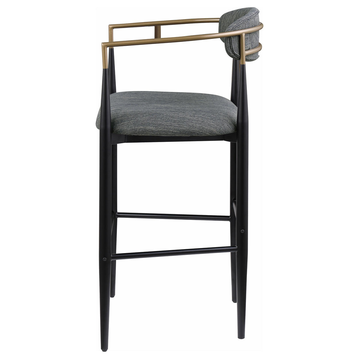 Coaster Furniture Tina 121189 Fabric Upholstered Bar Chair - Dark Grey IMAGE 5