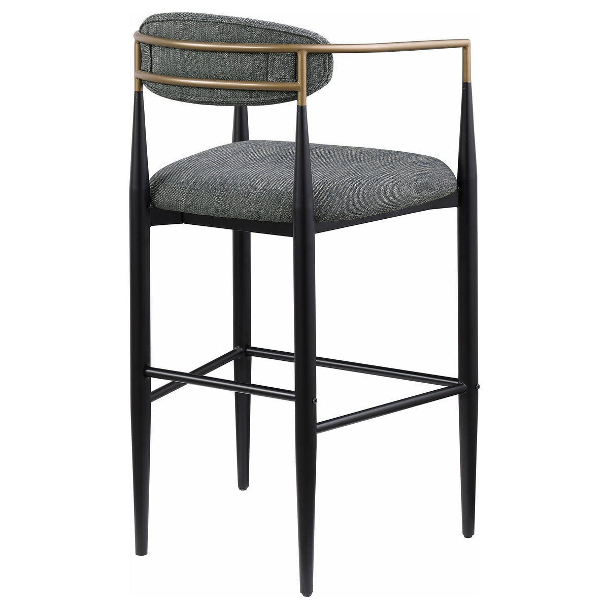 Coaster Furniture Tina 121189 Fabric Upholstered Bar Chair - Dark Grey IMAGE 7