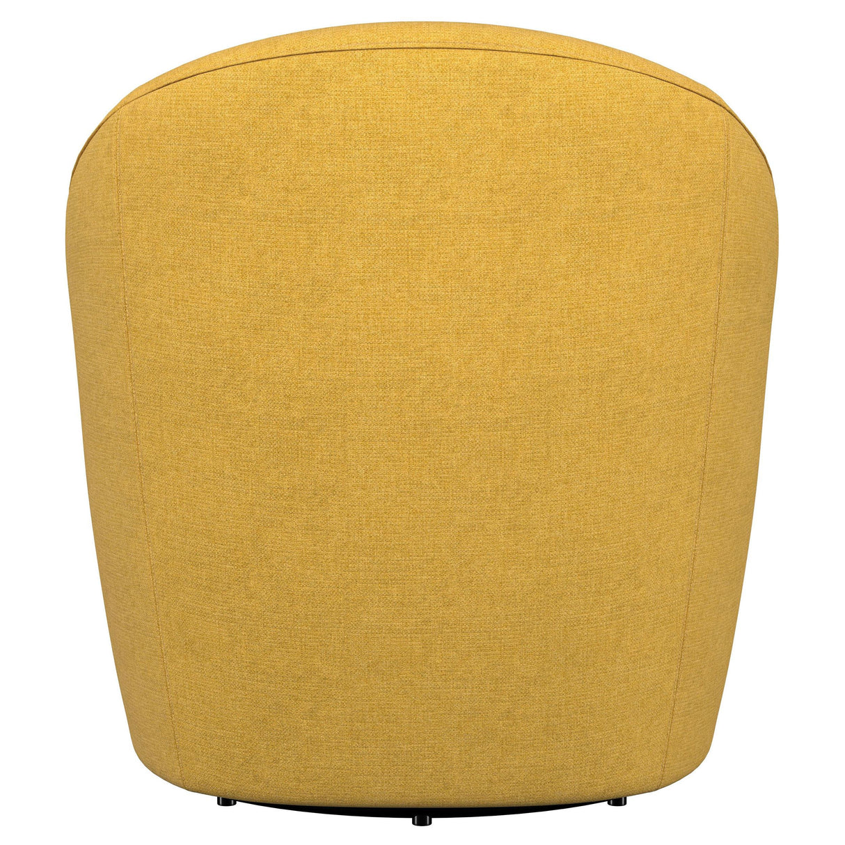 Coaster Furniture Leon 903076 Upholstered Barrel Accent Swivel Chair - Mustard Yellow IMAGE 6