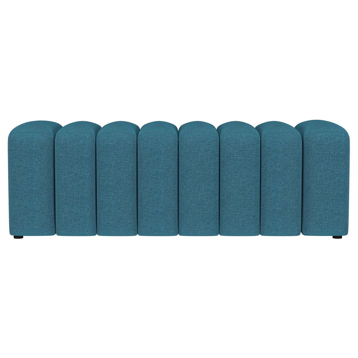 Coaster Furniture Summer 910293 Fabric Upholstered Tufted Accent Bench - Peacock Blue IMAGE 2