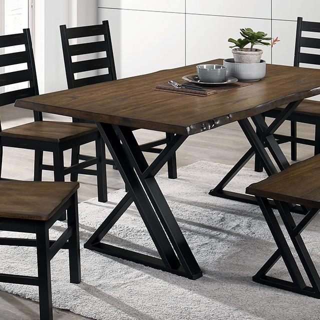 Furniture of America Barbary CM3257A-T Dining Table IMAGE 1