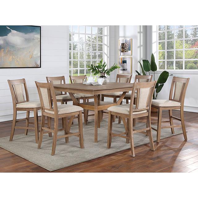 Furniture of America Upminster CM3984NT-PT Counter Height Table IMAGE 3