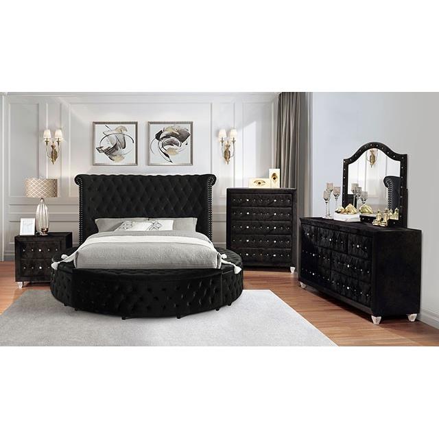 Furniture of America Delilah CM7177BK-Q Queen Bed IMAGE 2