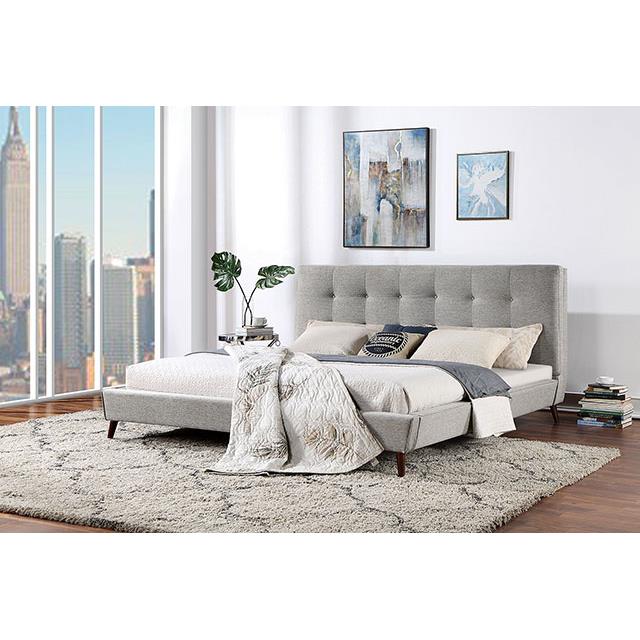 Furniture of America Leomin CM7241GY-EK King Bed IMAGE 2