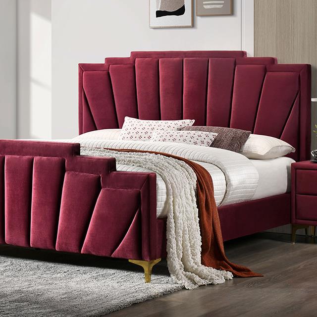 Furniture of America Florizel CM7411RD-CK California King Bed IMAGE 1