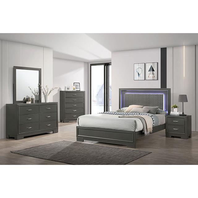 Furniture of America Alison CM7416GY-M Mirror IMAGE 2