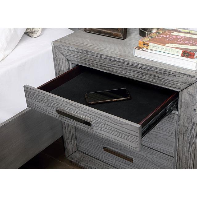 Furniture of America Raiden CM7468GY-N Night Stand IMAGE 3