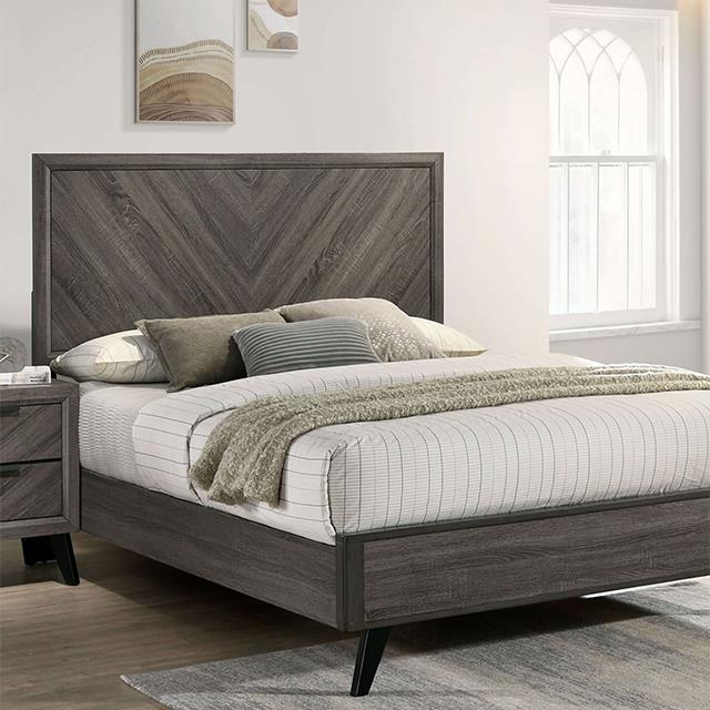 Furniture of America Vagan CM7472GY-CK California King Bed IMAGE 1