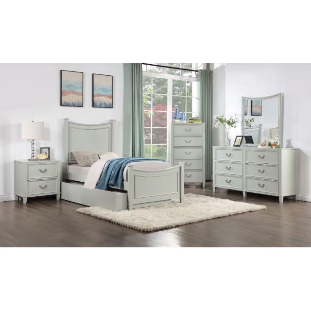 Furniture of America Lycorida CM7477GY-T Twin Bed IMAGE 2
