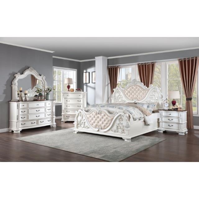 Furniture of America Esparanza CM7478WH-CK California King Bed IMAGE 2