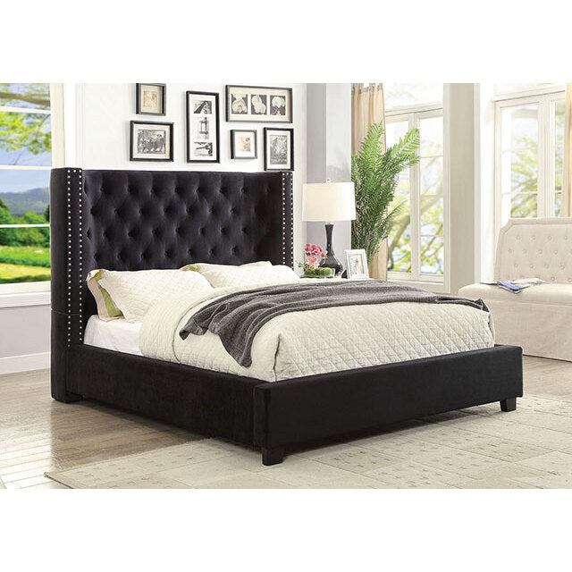 Furniture of America Carley Queen Bed CM7775BK-Q-BED IMAGE 2
