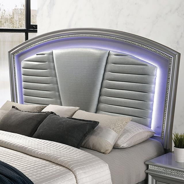 Furniture of America Maddie CM7899SV-EK King Bed IMAGE 4