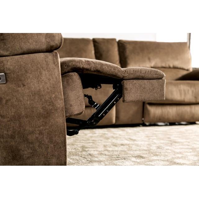 Furniture of America Cerelia CM9909BR-SECT-PM Power Sectional IMAGE 5