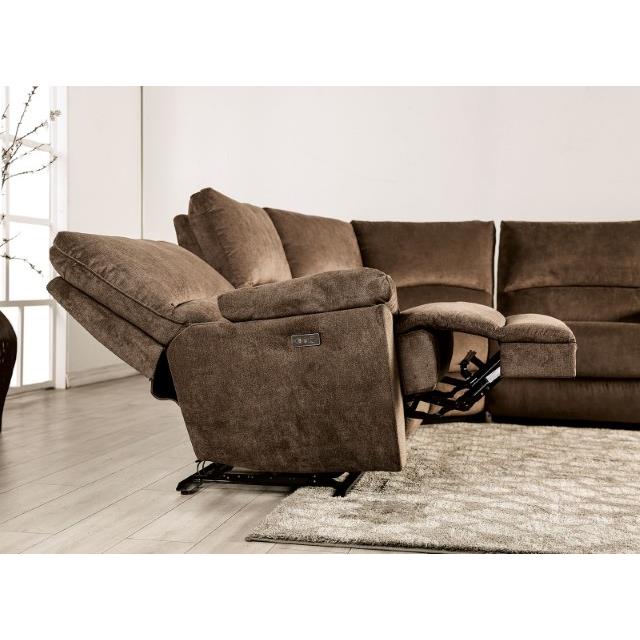 Furniture of America Cerelia CM9909BR-SECT-PM Power Sectional IMAGE 6