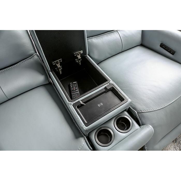 Furniture of America Phineas Power Reclining Loveseat CM9921PB-LV-PM IMAGE 5