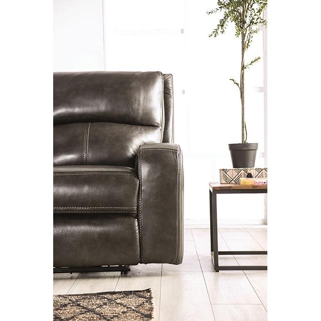 Furniture of America Soterios CM9924DG-SF-PM Power Sofa IMAGE 5
