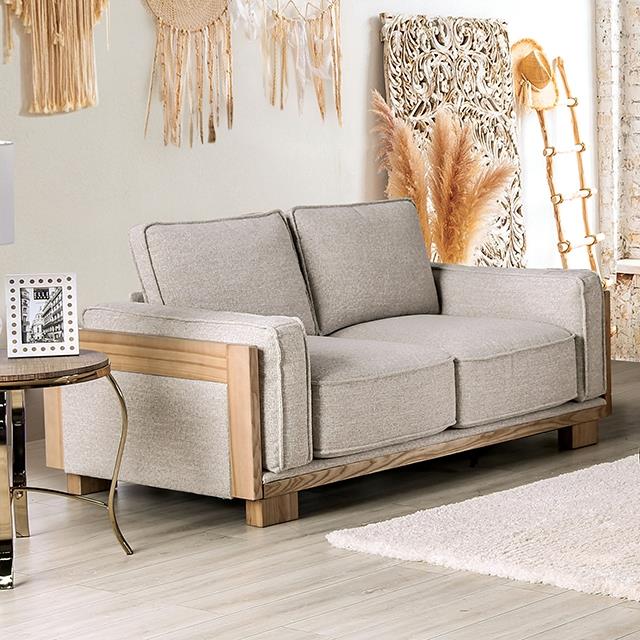 Furniture of America Harstad CM9983LB-LV Loveseat IMAGE 1