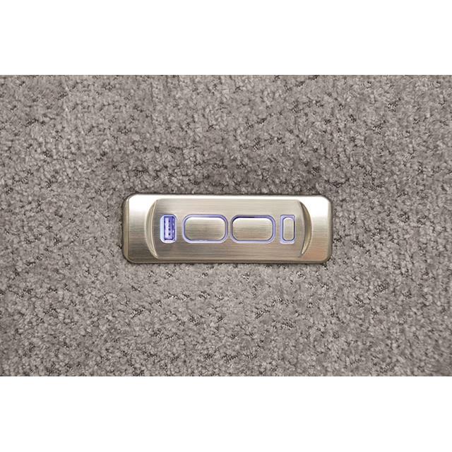 Furniture of America Morcote FM62001LG-LV-PM Power Loveseat IMAGE 4