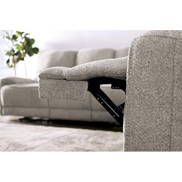 Furniture of America Morcote FM62001LG-LV-PM Power Loveseat IMAGE 5