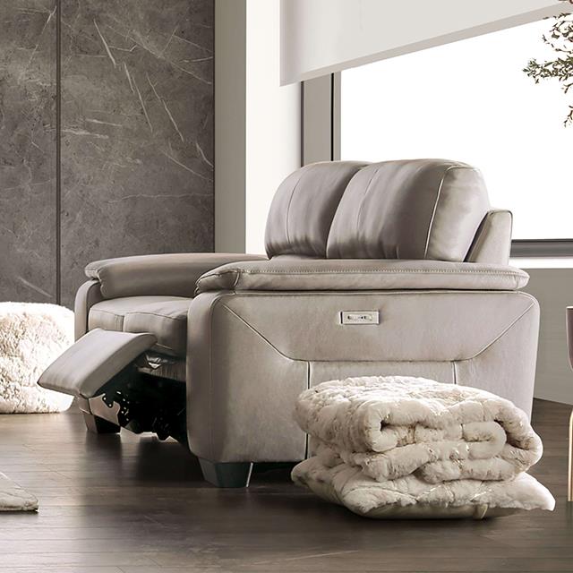 Furniture of America Balderico FM90001TP-LV-PM-PK Power Loveseat IMAGE 1