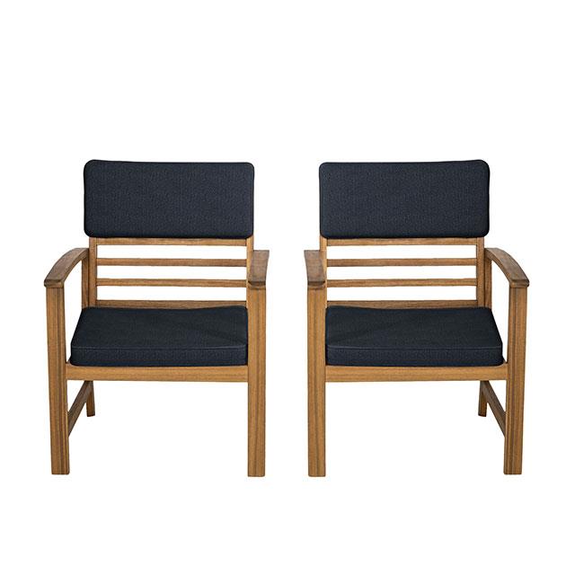 Furniture of America Hana GM-1020BL-4PK 4 pc Patio Set IMAGE 3