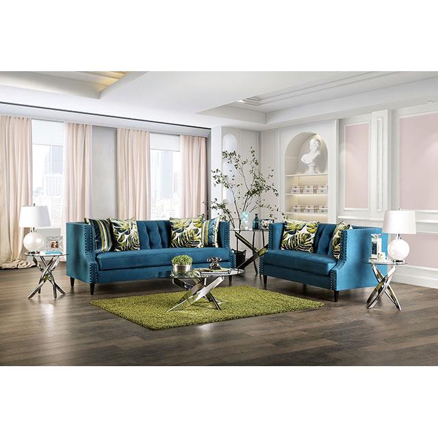 Furniture of America Azuletti SM2219-LV Loveseat IMAGE 2