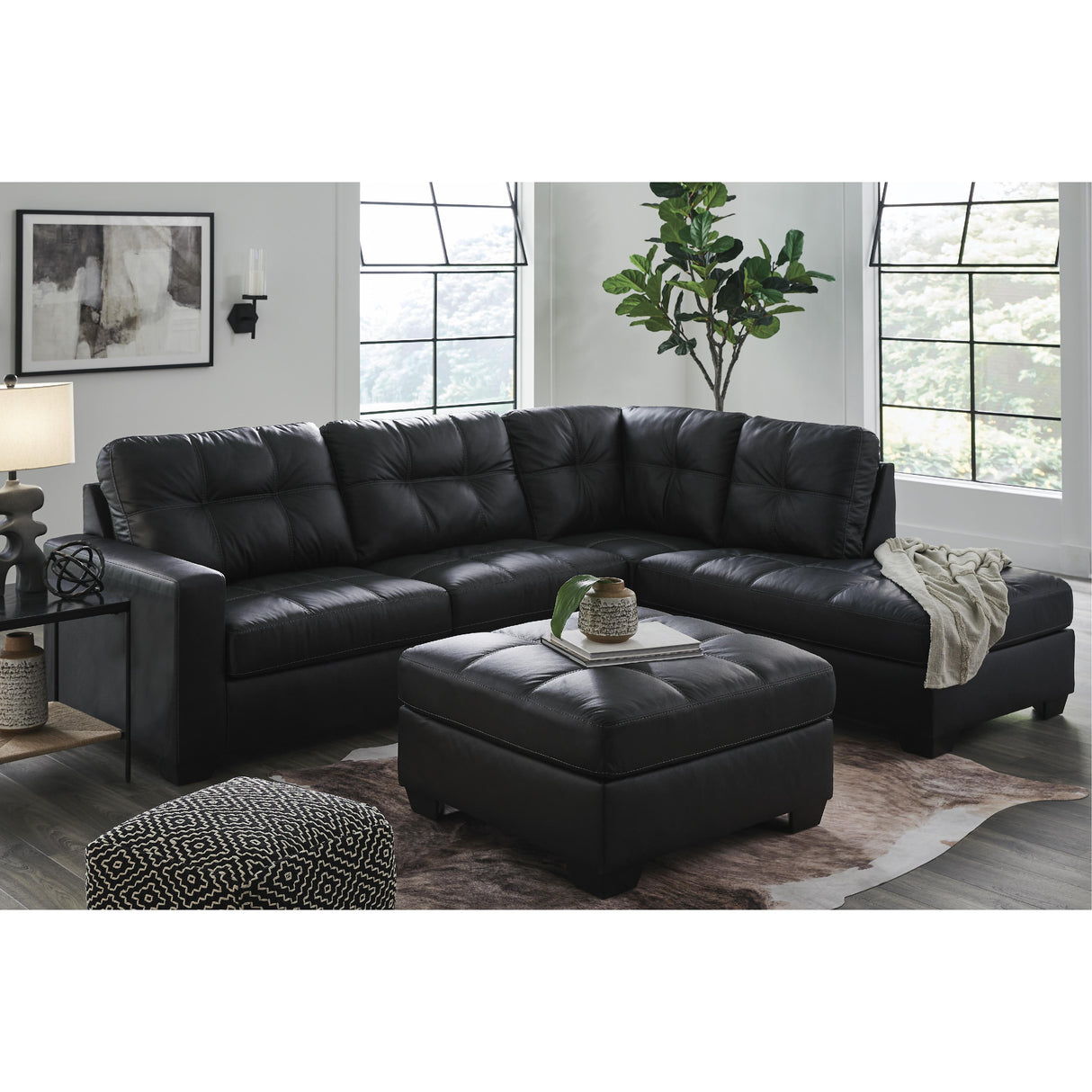 Benchcraft Barlin Mills 1700408 Oversized Accent Ottoman IMAGE 5