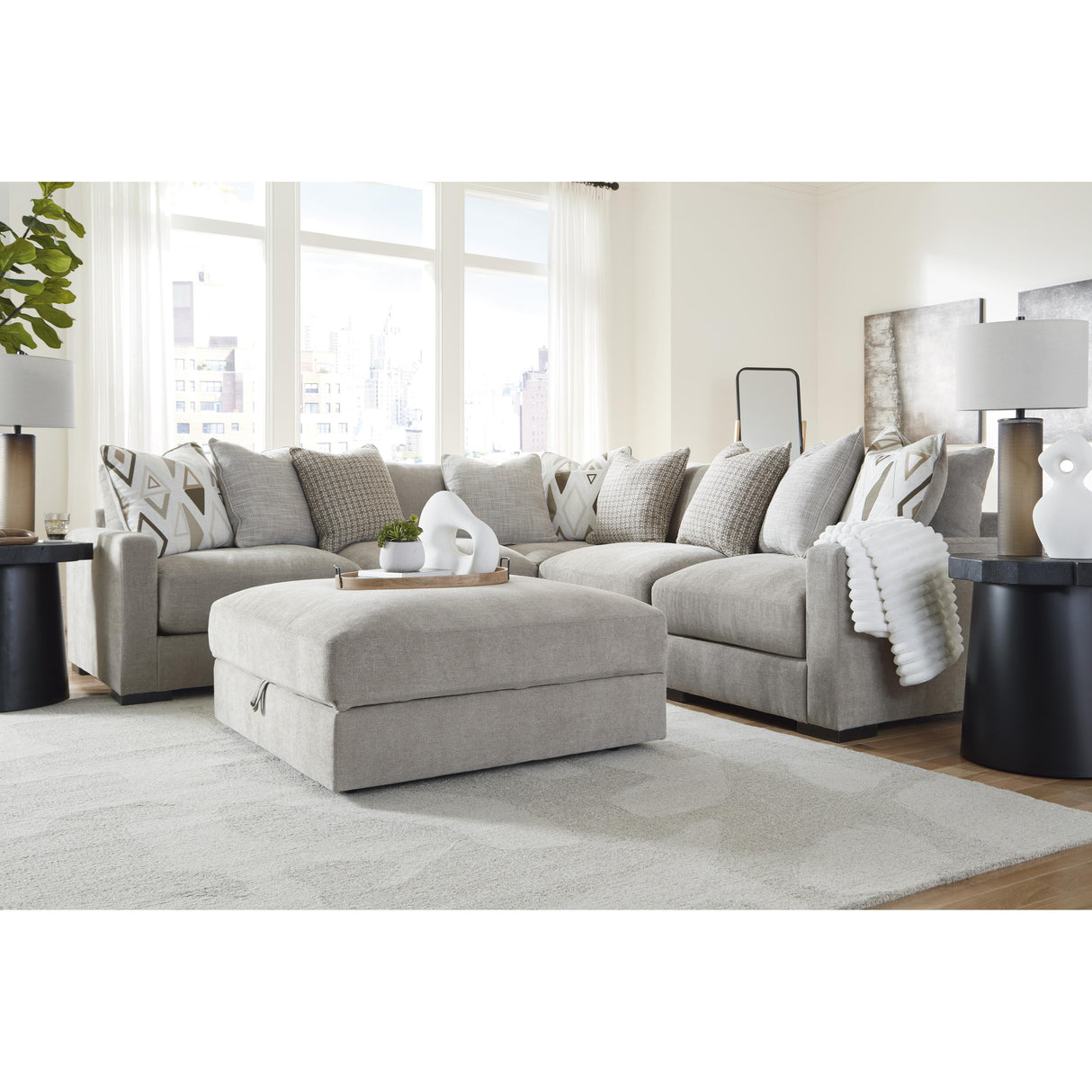 Benchcraft Aslan Court 2030511 Ottoman With Storage IMAGE 7