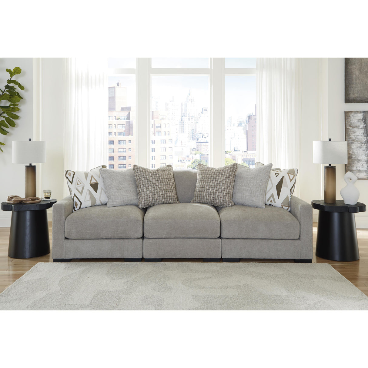 Benchcraft Aslan Court 20305S2 3 pc Sofa Sectional IMAGE 2